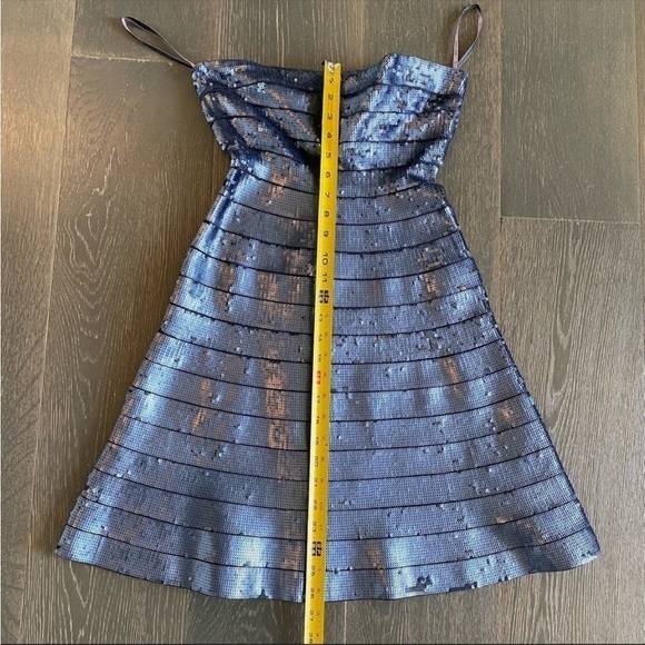 Herve Leger Mellie Sequined Mini Dress - Picture 14 of 15